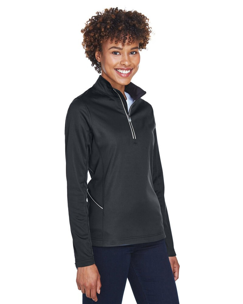 UltraClub 8230L - Pulóver Deportivo de Cuarto de Cremallera para Damas Cool & Dry