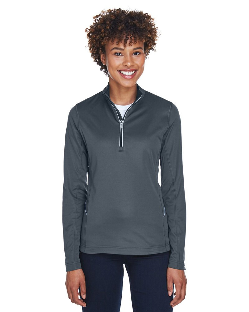 UltraClub 8230L - Pulóver Deportivo de Cuarto de Cremallera para Damas Cool & Dry
