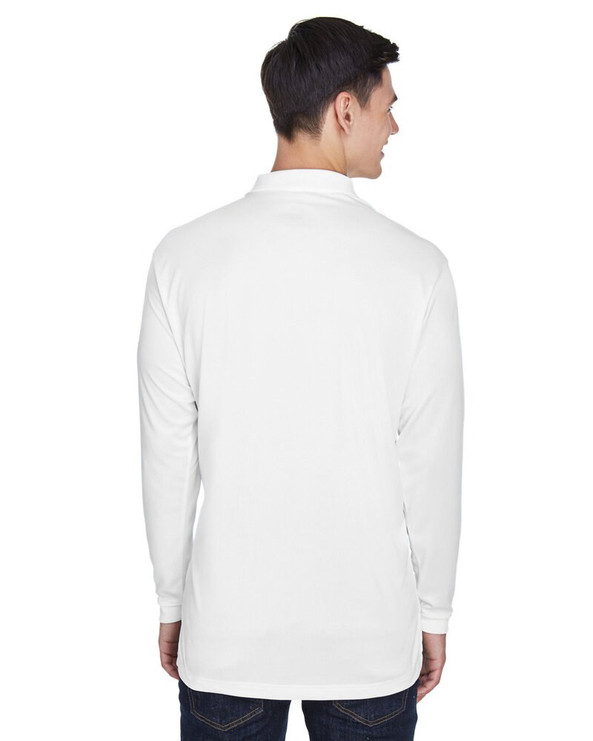 UltraClub 8405LS - Adult Cool & Dry Sport Long-Sleeve Polo