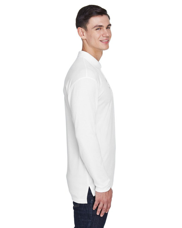UltraClub 8405LS - Adult Cool & Dry Sport Long-Sleeve Polo