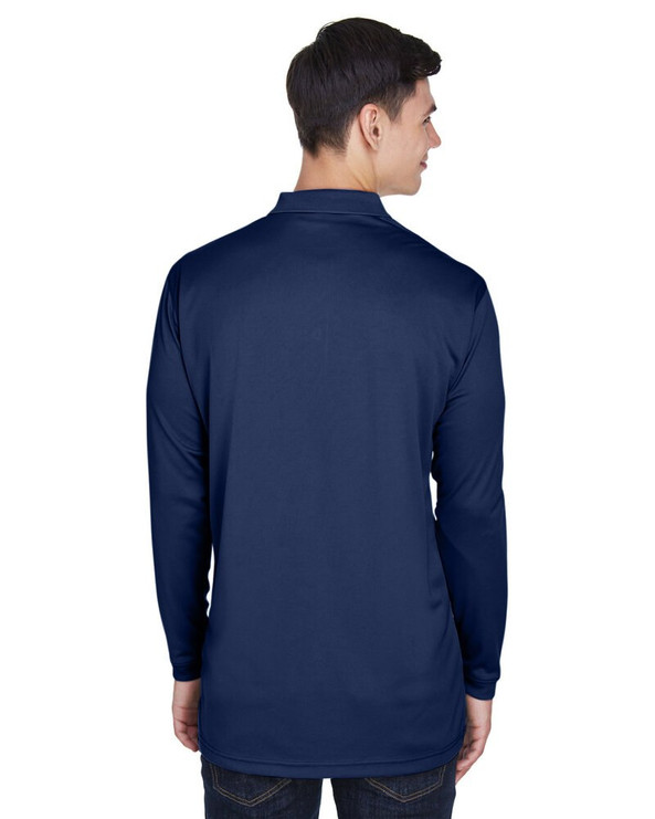 UltraClub 8405LS - Adult Cool & Dry Sport Long-Sleeve Polo