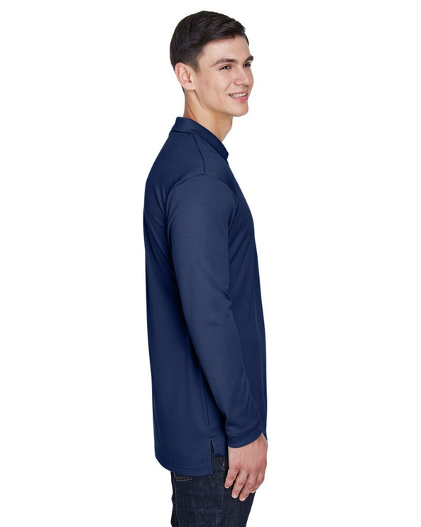 UltraClub 8405LS - Adult Cool & Dry Sport Long-Sleeve Polo