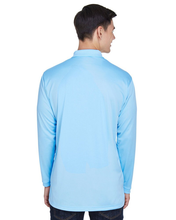 UltraClub 8405LS - Adult Cool & Dry Sport Long-Sleeve Polo