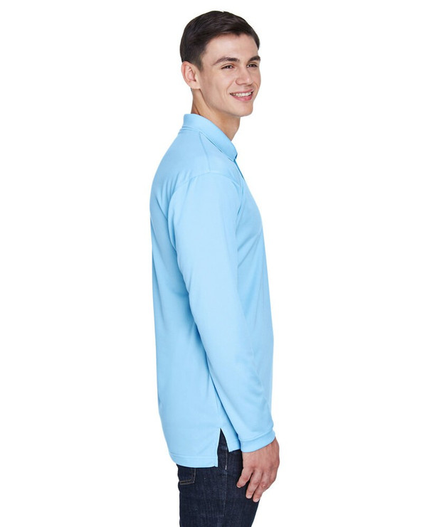 UltraClub 8405LS - Adult Cool & Dry Sport Long-Sleeve Polo