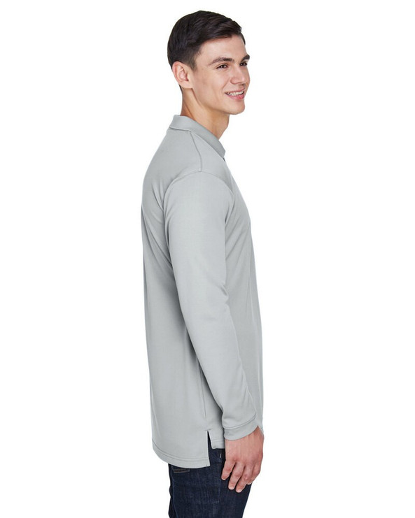 UltraClub 8405LS - Adult Cool & Dry Sport Long-Sleeve Polo
