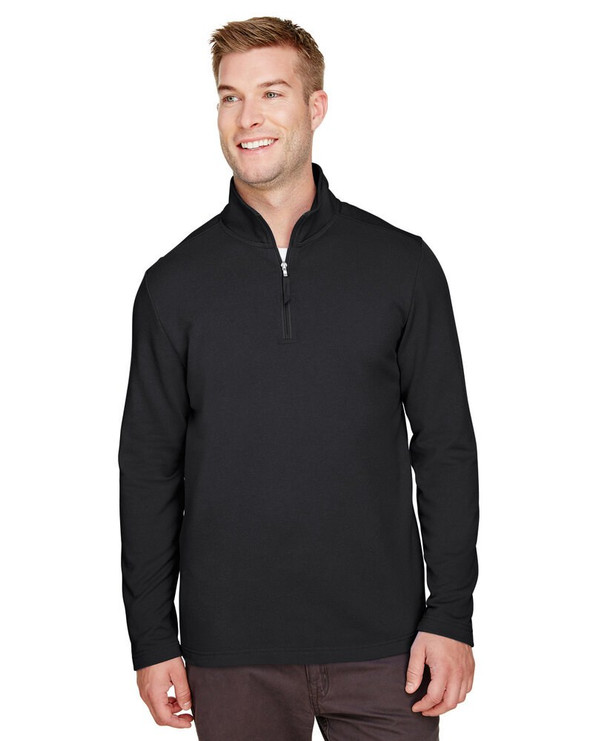 UltraClub UC792 - Men's Coastal Pique Fleece Quarter-Zip