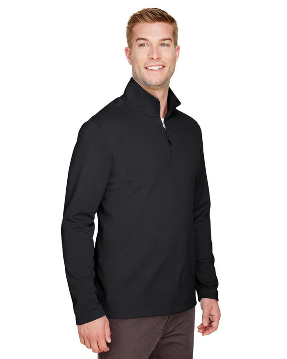 UltraClub UC792 - Men's Coastal Pique Fleece Quarter-Zip