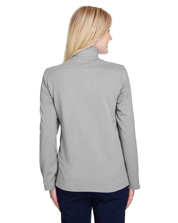 UltraClub UC792W - Ladies Coastal Pique Fleece Quarter-Zip