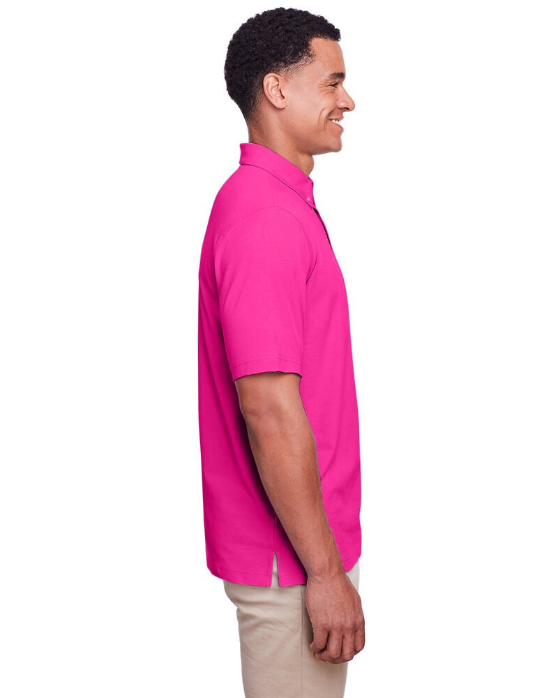 UltraClub UC105 - Polo de rendimiento de algodón elástico Lakeshore para hombre