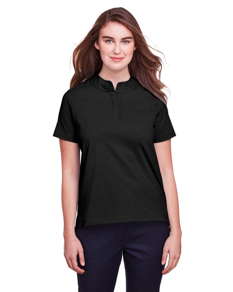 UltraClub UC105W - Polo de rendimiento de algodón elástico Lakeshore para damas