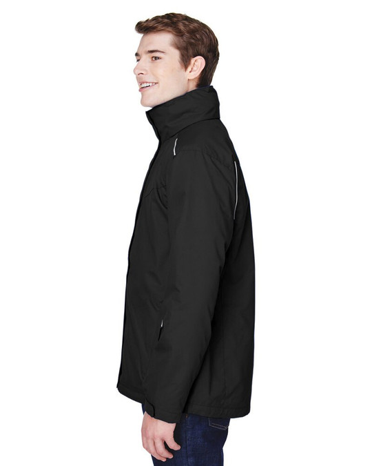 CORE365 88205T - Chaqueta 3 en 1 para Hombre Tall Region con Forro de Lana Fleece