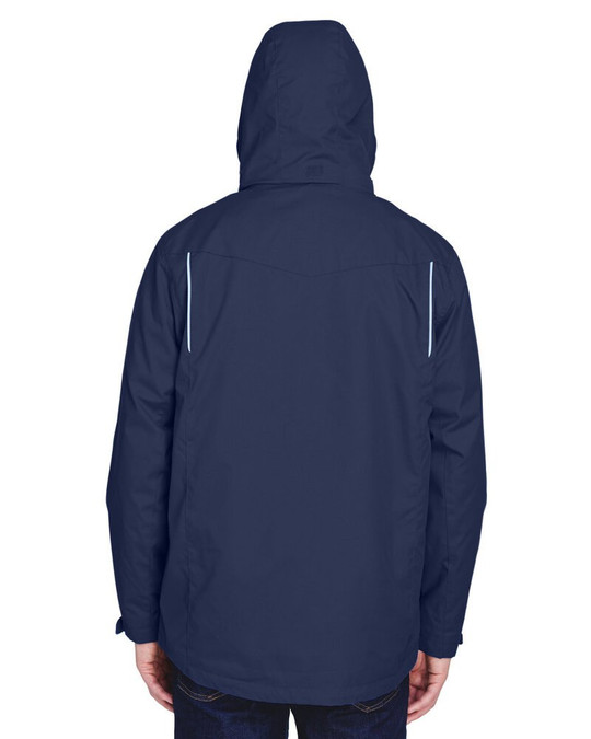 CORE365 88205T - Chaqueta 3 en 1 para Hombre Tall Region con Forro de Lana Fleece