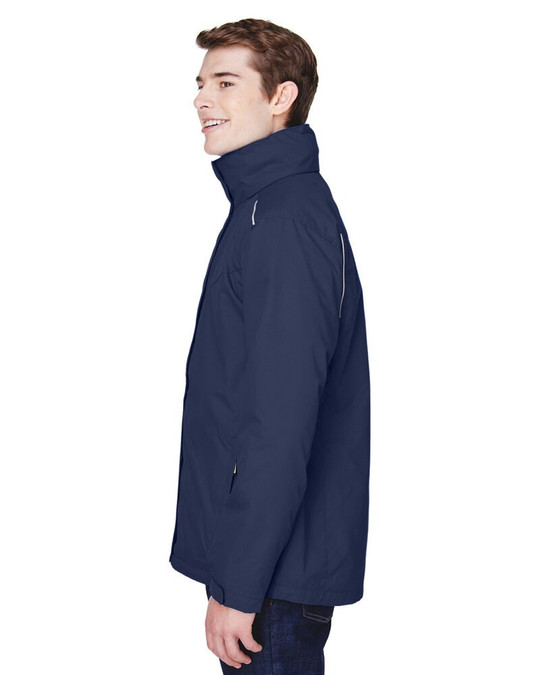 CORE365 88205T - Chaqueta 3 en 1 para Hombre Tall Region con Forro de Lana Fleece