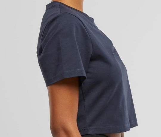 NEW MORNING STUDIOS NM006 - Ladies Cropped Tee