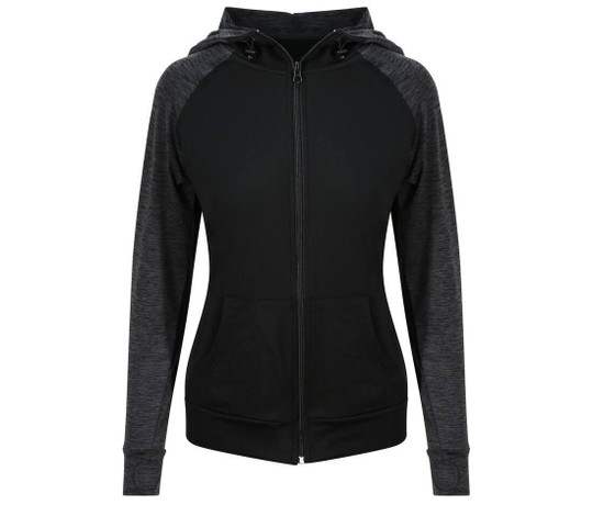 JUST COOL JC058 - WOMEN'S COOL CONTRAST ZOODIE