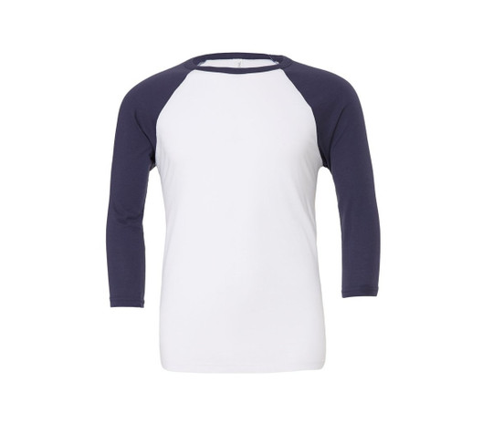 Bella+Canvas BE3200 - Tee-shirt baseball manches 3/4