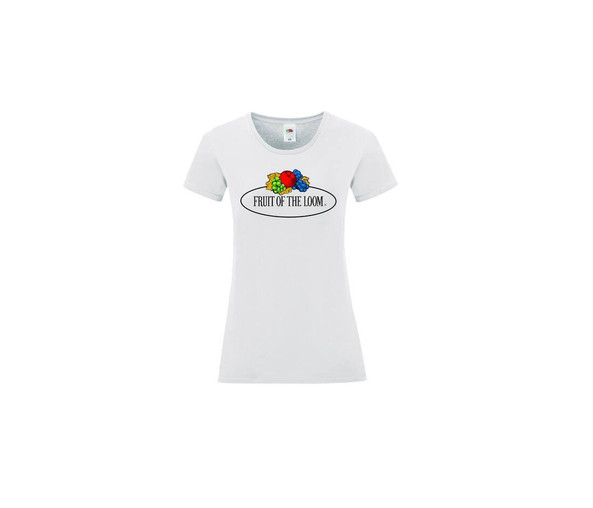 FRUIT OF THE LOOM VINTAGE SCV151 - Damen-T-Shirt mit Fruit of the Loom-Logo