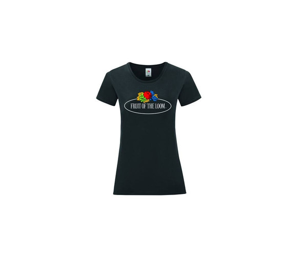 FRUIT OF THE LOOM VINTAGE SCV151 - Women T with Fruit of The Loom logo printed on it