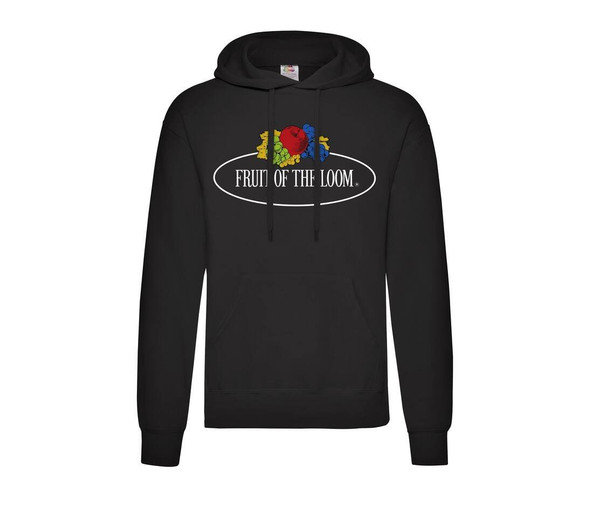 FRUIT OF THE LOOM VINTAGE SCV270 - Unisex hoody sweat with Fruit Of The loom logo printed on it