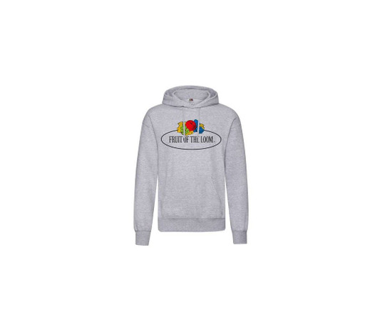 FRUIT OF THE LOOM VINTAGE SCV270 - Unisex hoody sweat with Fruit Of The loom logo printed on it