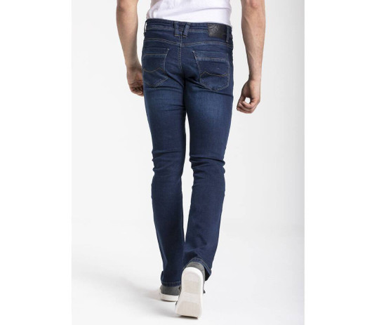 RICA LEWIS RL804 - Herren-Stretchjeans, Slim Fit, stonewashed, gebürstet