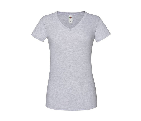 FRUIT OF THE LOOM SC155 - T-Shirt mit V-Ausschnitt für Damen