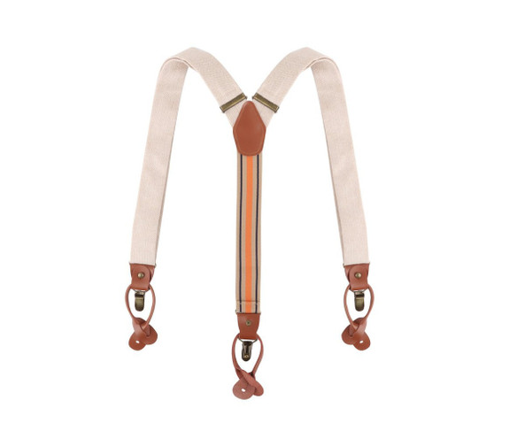 KARLOWSKY KYAG4 - Stylish urban suspenders with herringbone pattern