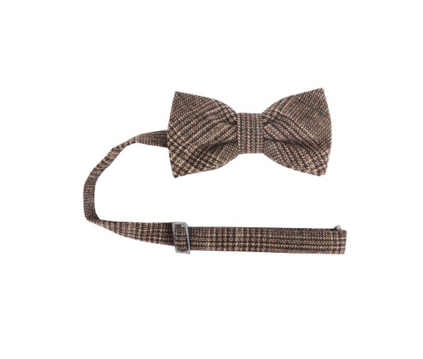 KARLOWSKY KYAK13 - Stylish urban bow tie with glencheck pattern