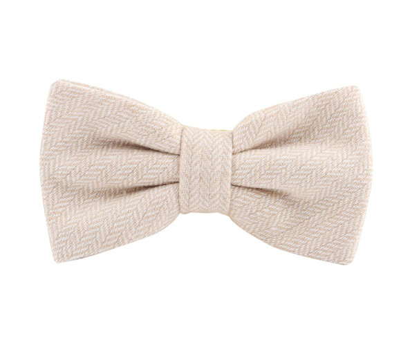 KARLOWSKY KYAK9 - Stylish urban bow tie with herringbone pattern