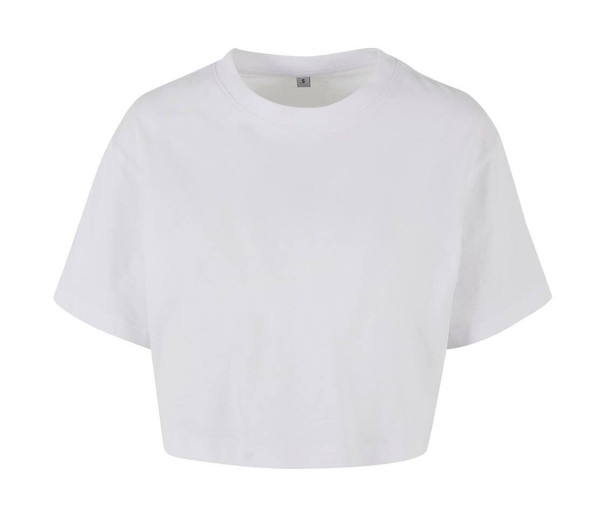 BUILD YOUR BRAND BY264 - DAMER KORT OVERSIZED T-SHIRT
