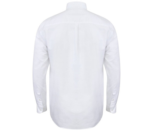 HENBURY HY512C - MODERN OXFORD LONG SLEEVED SHIRT - CLASSIC FIT