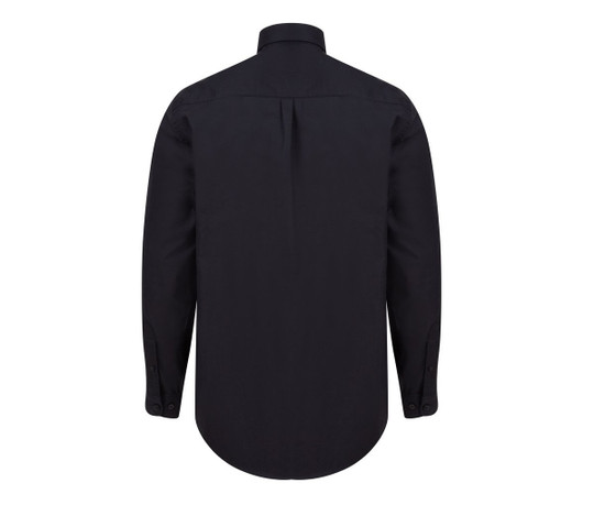 HENBURY HY512C - MODERN OXFORD LONG SLEEVED SHIRT - CLASSIC FIT