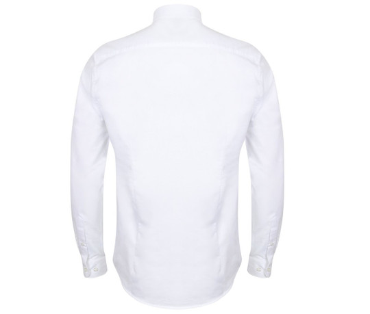 HENBURY HY512S - MODERN OXFORD LONG SLEEVED SHIRT - SLIM FIT