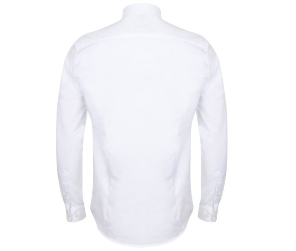 HENBURY HY512S - MODERN OXFORD LONG SLEEVED SHIRT - SLIM FIT