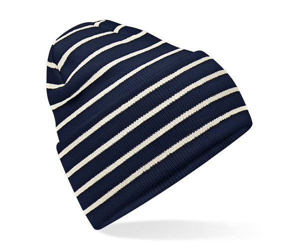 BEECHFIELD BF39R - ORIGINAL DEEP CUFFED STRIPED BEANIE