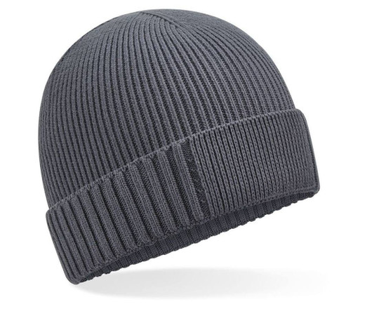 BEECHFIELD BF438N - ORGANISCH KATOEN ENGINEERED PATCH BEANIE