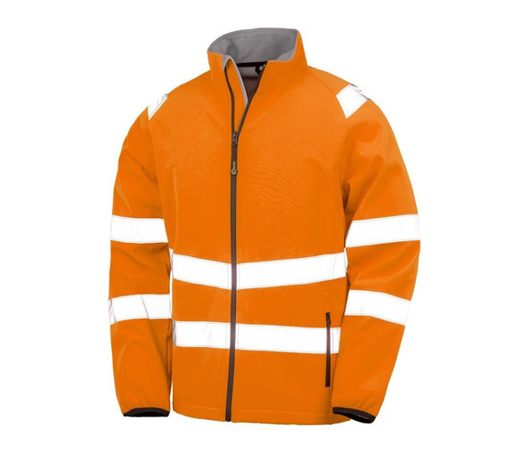 RESULT RS505X - 2-layer high visibility Softshell jacket.