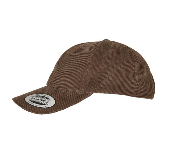 FLEXFIT 6245CD - Niski profilowa czapka z sztruksu w stylu "dad cap"