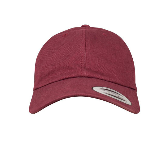 FLEXFIT 6245PT - Peachad bomullskeps i twill (dad cap)