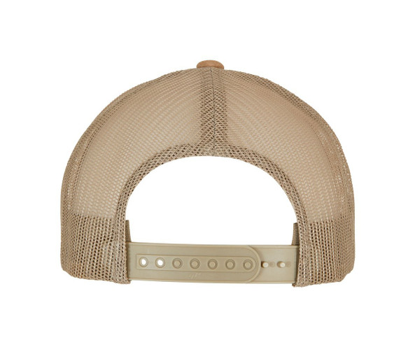 FLEXFIT 6606SU - SUEDE LEATHER TRUCKER CAP