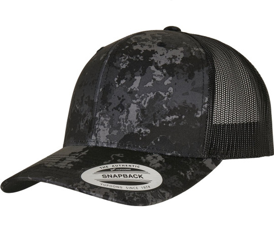 FLEXFIT 6606VC - Trucker-Kappe mit Aschemuster