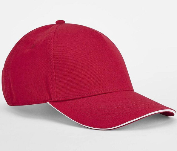 BEECHFIELD BF825C - EARTHAWARE® CLASSIC ORGANIC COTTON 5 PANEL CAP - SANDWICH PEAK