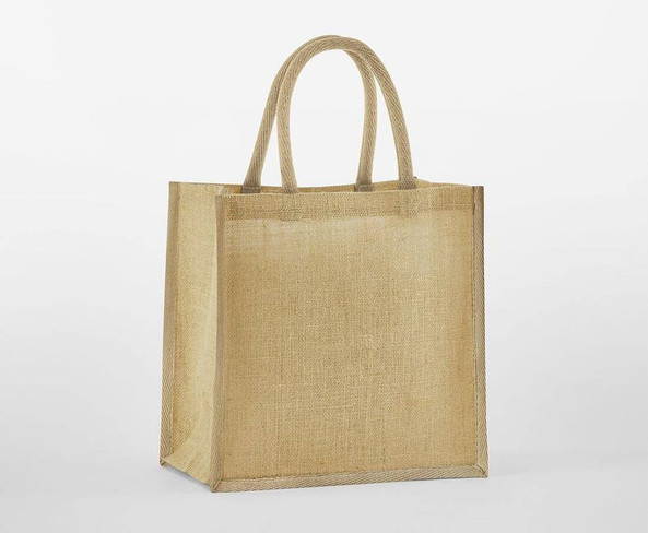 WESTFORD MILL WM477 - NATURAL STARCHED JUTE MINI GIFT BAG