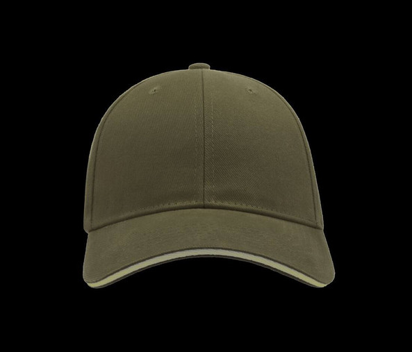 ATLANTIS HEADWEAR AT257 - 6-panelowa kontrastowa czapka