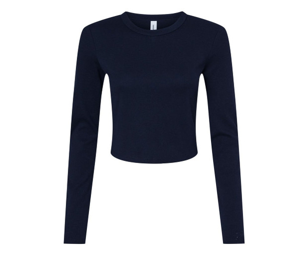 Bella+Canvas BE1501 - DAMES MICRO RIB LANGE MOUWEN BABY TEE