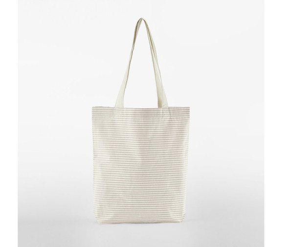 WESTFORD MILL WM251 - STRIPED ORGANIC COTTON TOTE