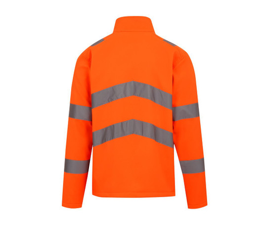 REGATTA RGA712 - HI-VIS PRO CONTRACT ABLAZE 2 LAYER SOFTSHELL JACKET (CLASS 3)