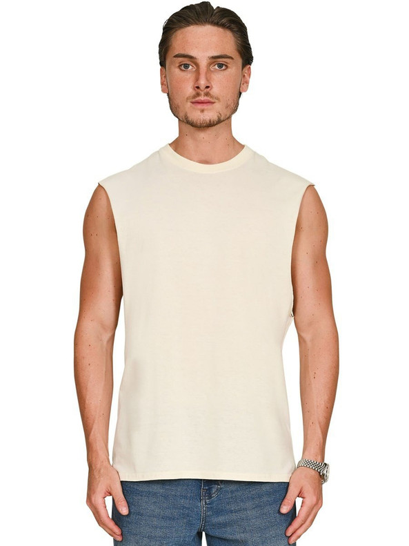 Casual Classics CRBV60 - Casual Ringspun Core 150 Droparm Raw Edge Tank