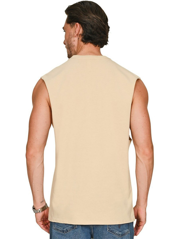 Casual Classics CRBV60 - Casual Ringspun Core 150 Droparm Raw Edge Tank