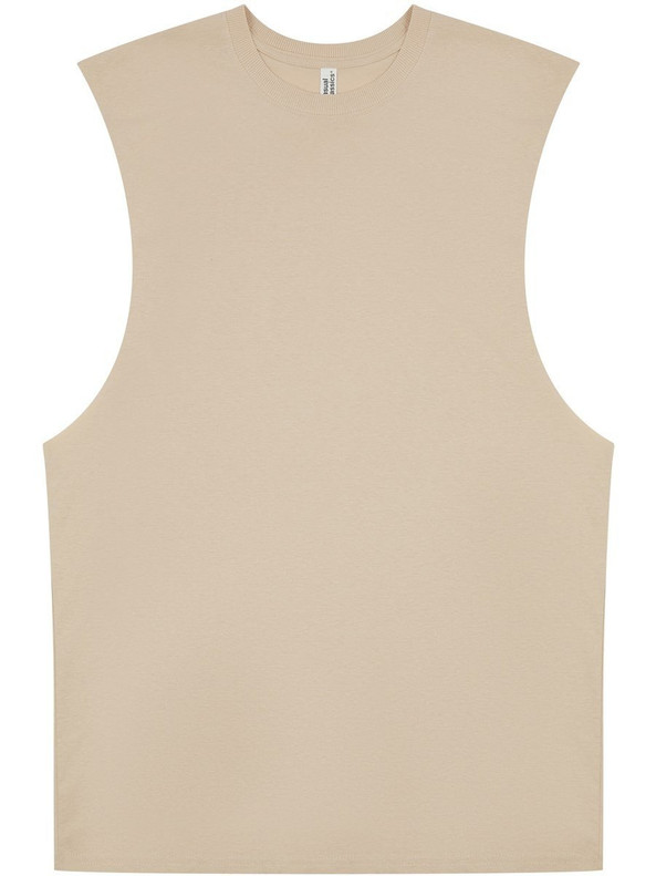 Casual Classics CRBV65 - Casual Ringspun Core 150 Droparm Raw Edge Tall Tank